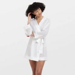 Bluebella-us Nightwear Chiffon Kimono Ivory