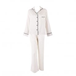 Bluebella-us Claudia Shirt And Trouser Cream Nightwear