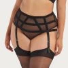 Bluebella Panties Karolina Garter Belt Thong In Black