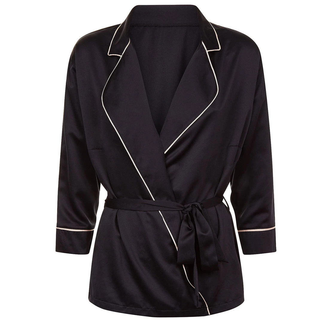 Bluebella Wren Kimono And Trouser Set Black 3 Bluebella Wren Kimono And Trouser Set Black