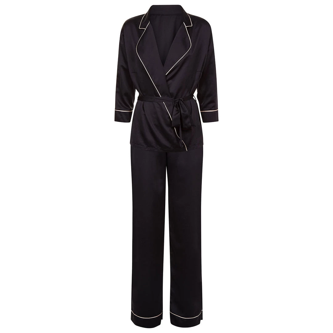 Bluebella Wren Kimono And Trouser Set Black 5 Bluebella Wren Kimono And Trouser Set Black