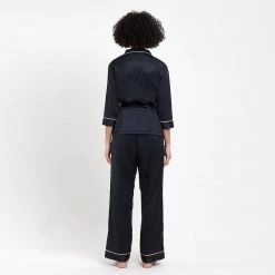 Bluebella Wren Kimono And Trouser Set Black