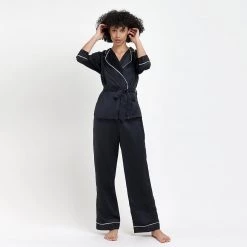 Bluebella Wren Kimono And Trouser Set Black 17 Bluebella Wren Kimono And Trouser Set Black