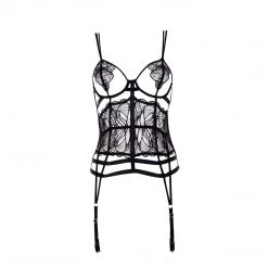 Bluebella Lingerie Emerson Basque Black