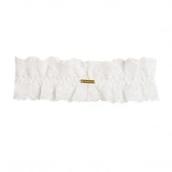 Bluebella Lingerie Ivory & Blue Bridal Garter In Lace