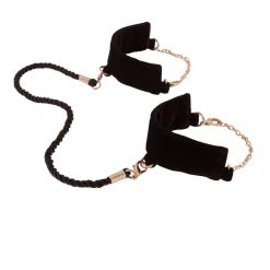 Bluebella Brooke Velvet & Rope Cuffs Black Lingerie 11 Bluebella Brooke Velvet & Rope Cuffs Black Lingerie