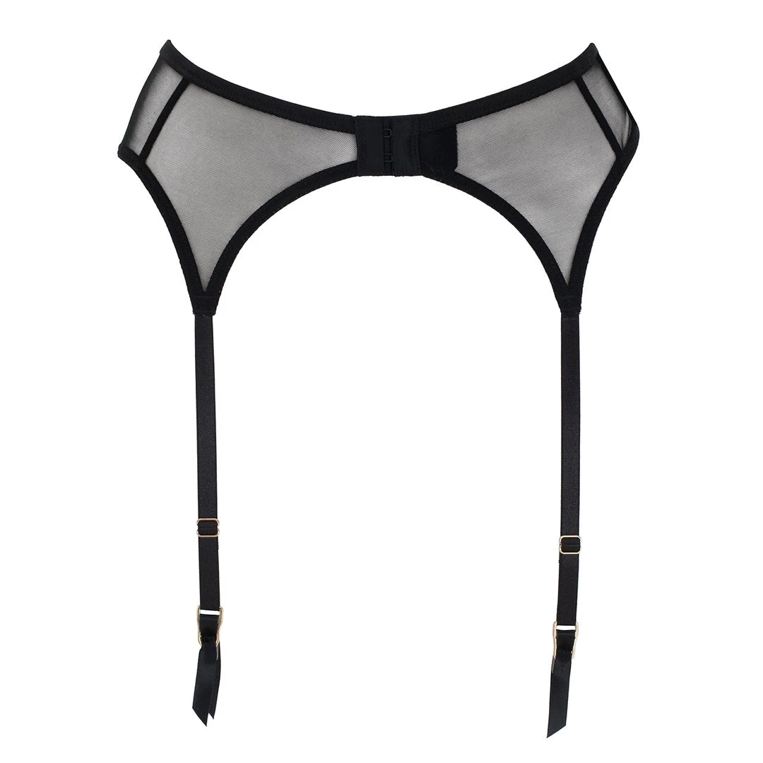 Bluebella - US Marseille Black Lace Garter Belt 4 Bluebella - US Marseille Black Lace Garter Belt