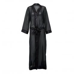 Bluebella - US Marcella Long Kimono Black Nightwear