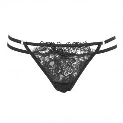 Bluebella - US Lumi Thong Black Lingerie