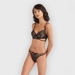 Bluebella - US Lumi Thong Black Lingerie