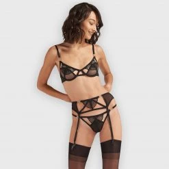 Bluebella - US Dasha Suspender Black SALE