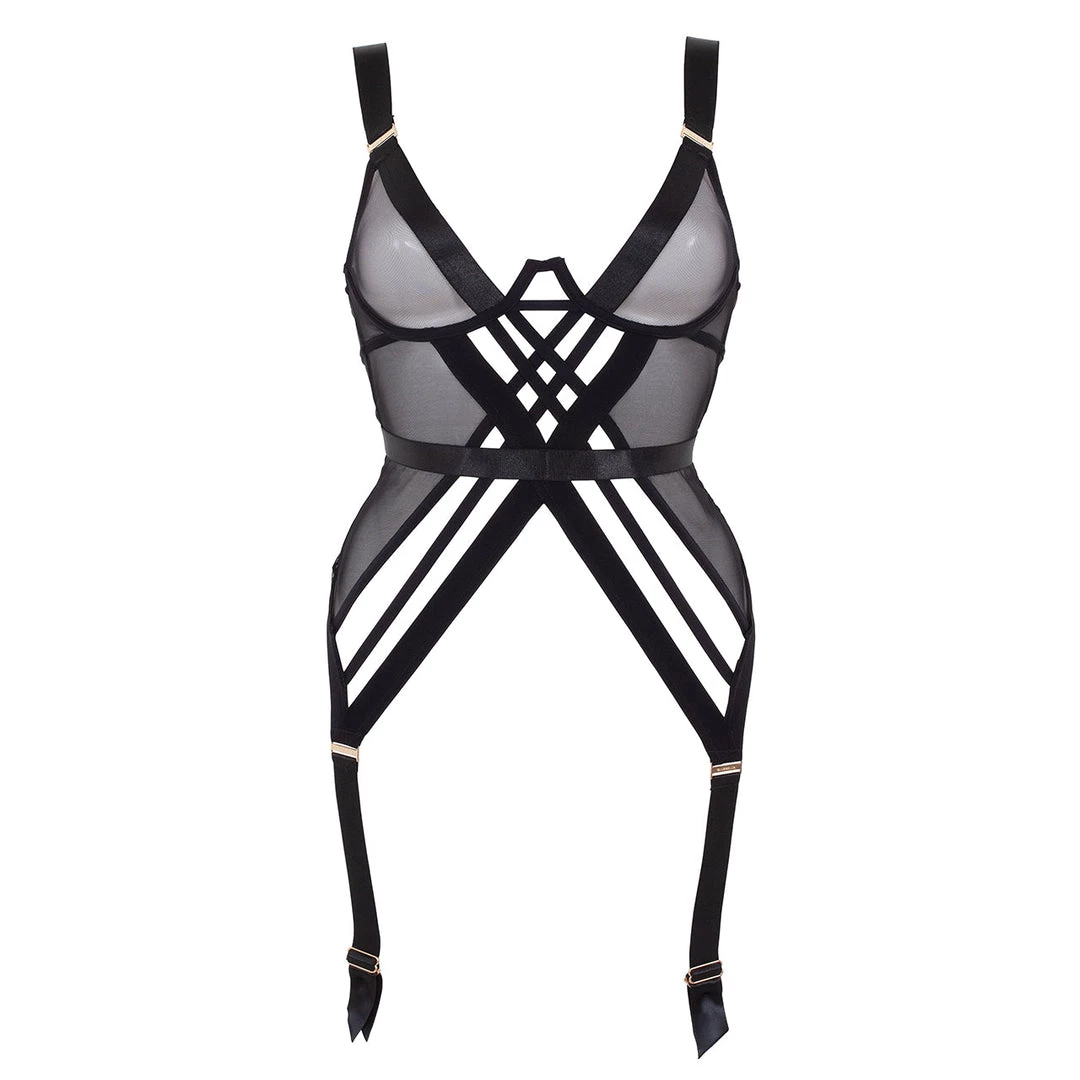 Bluebella - US Sawyer Wired Basque Black 3 Bluebella - US Sawyer Wired Basque Black