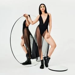 Bluebella - US Paloma Long Chemise Black