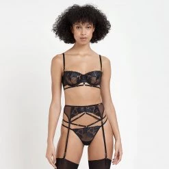 Bluebella - US SALE Isla Suspender Black