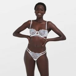 Bluebella - US Vienna Thong White/Blue SALE