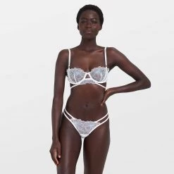 Bluebella - US Vienna Thong White/Blue SALE