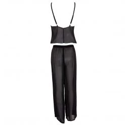 Bluebella - US SALE Celine Cami And Trouser Set Black
