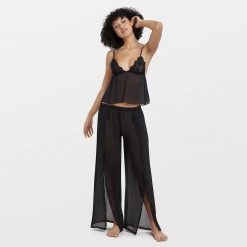 Bluebella - US SALE Celine Cami And Trouser Set Black