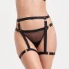 Bluebella - US Garter Belts & Harnesses Thea Thigh Harness Black