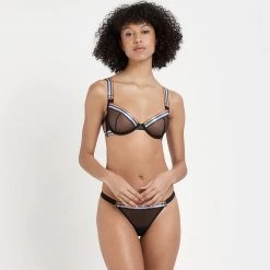 Bluebella - US Marlowe Thong Black/Rainbow SALE