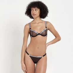 Bluebella - US Marlowe Thong Black/Rainbow SALE