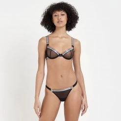 Bluebella - US Marlowe Thong Black/Rainbow SALE