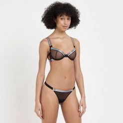 Bluebella - US Marlowe Thong Black/Rainbow SALE