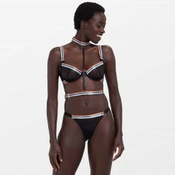 Bluebella - US Marlowe Harness Black/Rainbow SALE 19 Bluebella - US Marlowe Harness Black/Rainbow SALE