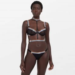 Bluebella - US Marlowe Harness Black/Rainbow SALE 20 Bluebella - US Marlowe Harness Black/Rainbow SALE