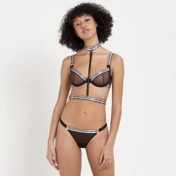 Bluebella - US Marlowe Harness Black/Rainbow SALE 22 Bluebella - US Marlowe Harness Black/Rainbow SALE