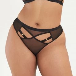 Bluebella - US New In Oslo High-Waist Thong Black