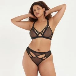 Bluebella - US New In Oslo High-Waist Thong Black 22 Bluebella - US New In Oslo High-Waist Thong Black