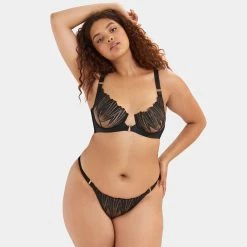 Bluebella - US Sofia Thong Black