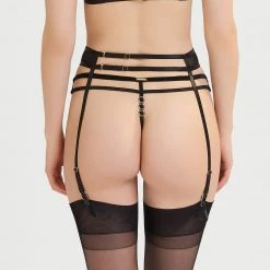 Bluebella - US Tabitha Garter Belt Black