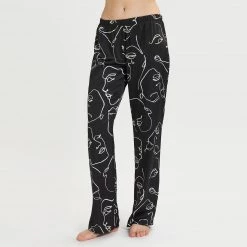 Bluebella - US SALE Leon Shirt And Trouser Set Black/White