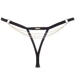 Bluebella - US Oriana Thong Black/Gold Panties 20 Bluebella - US Oriana Thong Black/Gold Panties