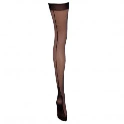 Bluebella - US Back Seam Leg/Plain Top Stockings Black 6 Bluebella - US Back Seam Leg/Plain Top Stockings Black