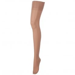 Bluebella - US Plain Leg/Plain Top Stockings Champagne