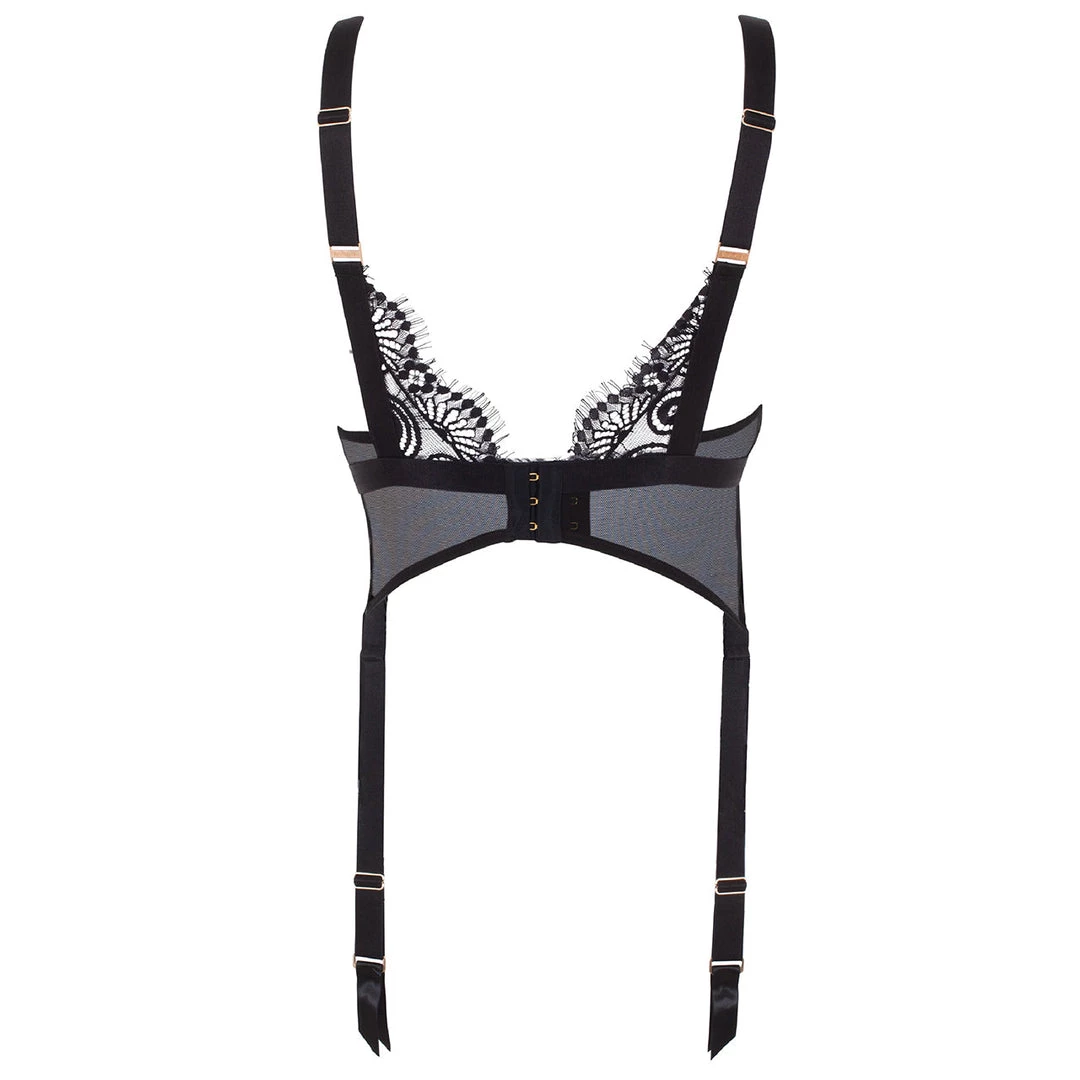 Bluebella - US Arabella Soft Basque Black SALE 4 Bluebella - US Arabella Soft Basque Black SALE