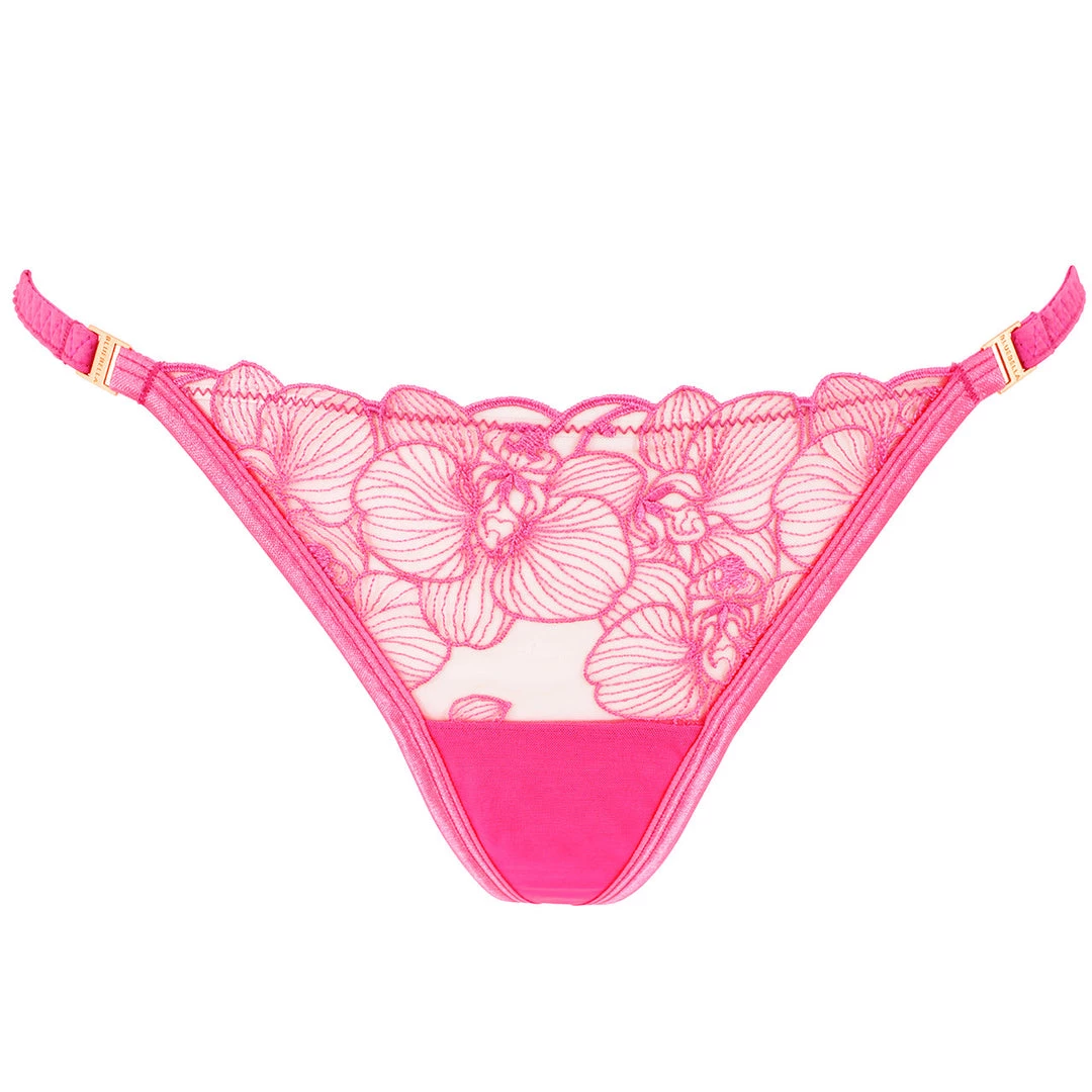 Bluebella - US Celeste Thong Fandango Pink/Sheer 3 Bluebella - US Celeste Thong Fandango Pink/Sheer
