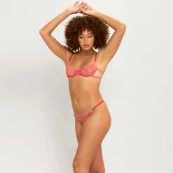 Bluebella - US Celeste Thong Fandango Pink/Sheer 16 Bluebella - US Celeste Thong Fandango Pink/Sheer