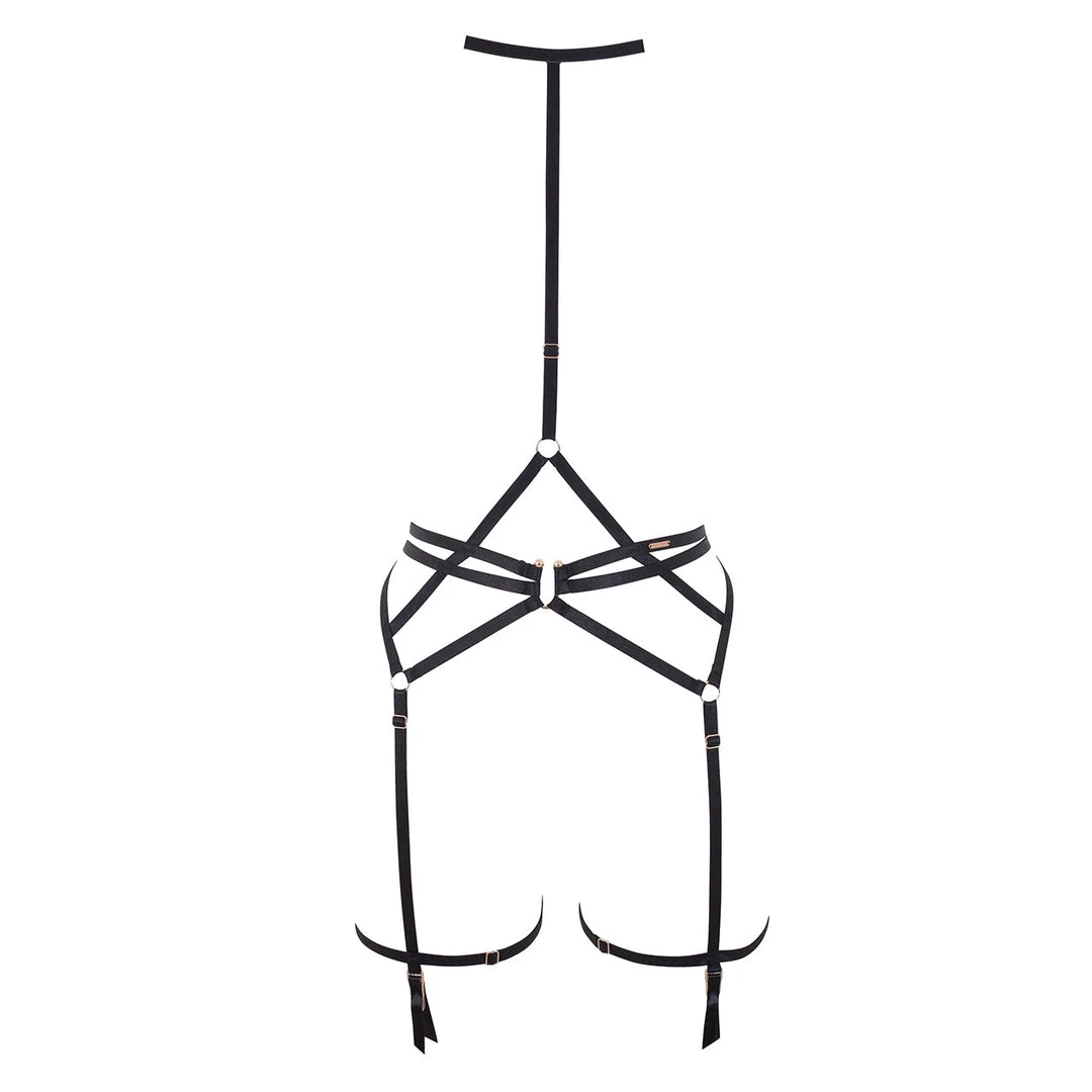 Bluebella - US SALE Estelle Suspender Harness Black 3 Bluebella - US SALE Estelle Suspender Harness Black
