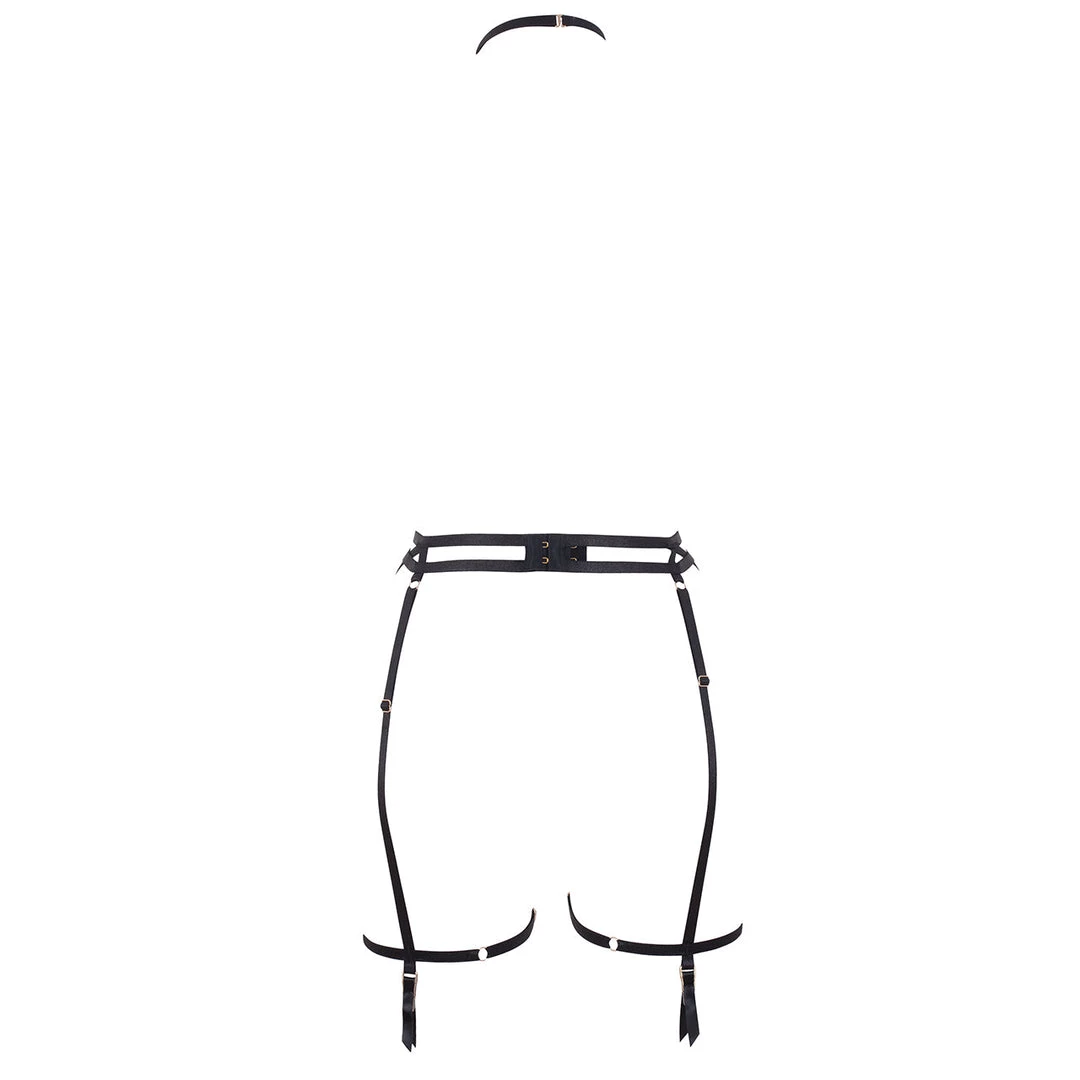 Bluebella - US SALE Estelle Suspender Harness Black 4 Bluebella - US SALE Estelle Suspender Harness Black