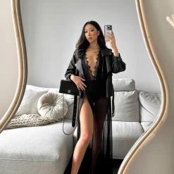 Bluebella - US Georgiana Long Chemise Black