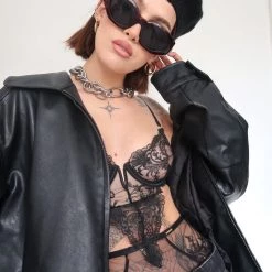 Bluebella - US Marseille Wired Body Black Lingerie