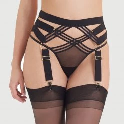 Bluebella - US Lingerie Sutton Suspender Black 30 Bluebella - US Lingerie Sutton Suspender Black