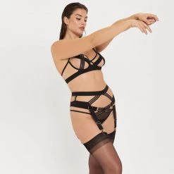 Bluebella - US Lingerie Sutton Suspender Black 39 Bluebella - US Lingerie Sutton Suspender Black