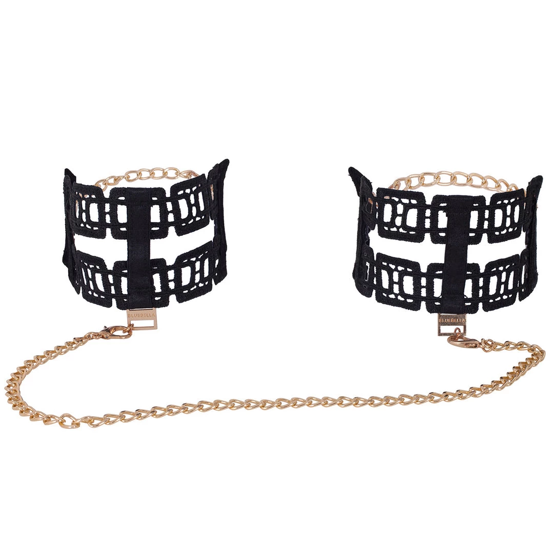 Bluebella - US SALE Sylvie Cuffs Black 4 Bluebella - US SALE Sylvie Cuffs Black