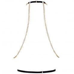 Bluebella - US Theodora Chain Harness Black/ Gold 17 Bluebella - US Theodora Chain Harness Black/ Gold