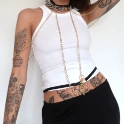 Bluebella - US Theodora Chain Harness Black/ Gold 27 Bluebella - US Theodora Chain Harness Black/ Gold